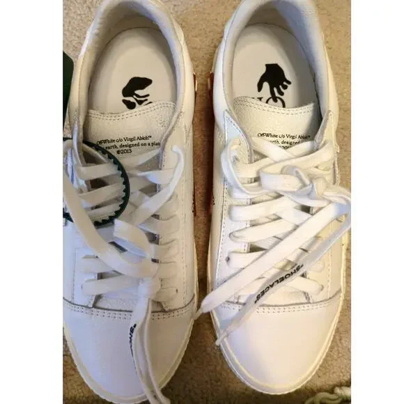 Women's Off-White White Vulcanized Low-Top Sneakers - Picture 2 of 7